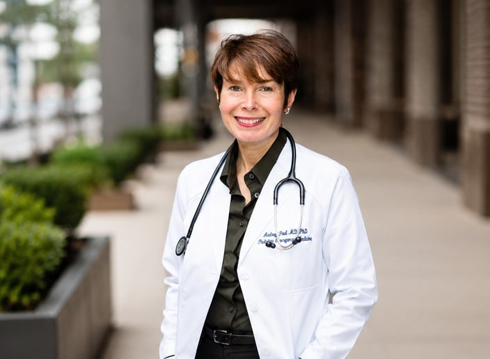 Doctor on a video consultation